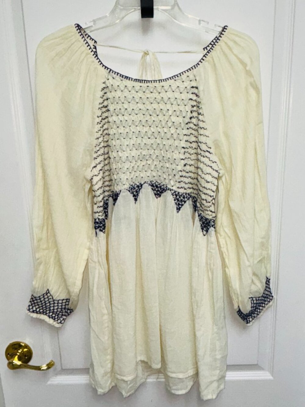 Free People Embroidered Tunic - Size Small - MSRP $128